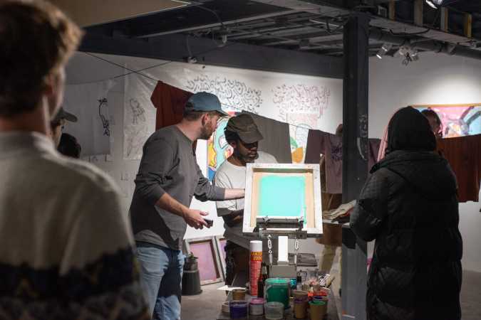 Kloof presents: Live screenprinting